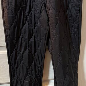 Women's The American Outdoorsman Black Quilted Joggers size Large